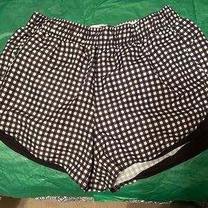 Cute checkerboard athletic shorts